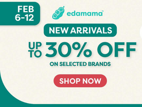 Edamama New Arrivals: Get Up to 30% OFF on Selected Brands